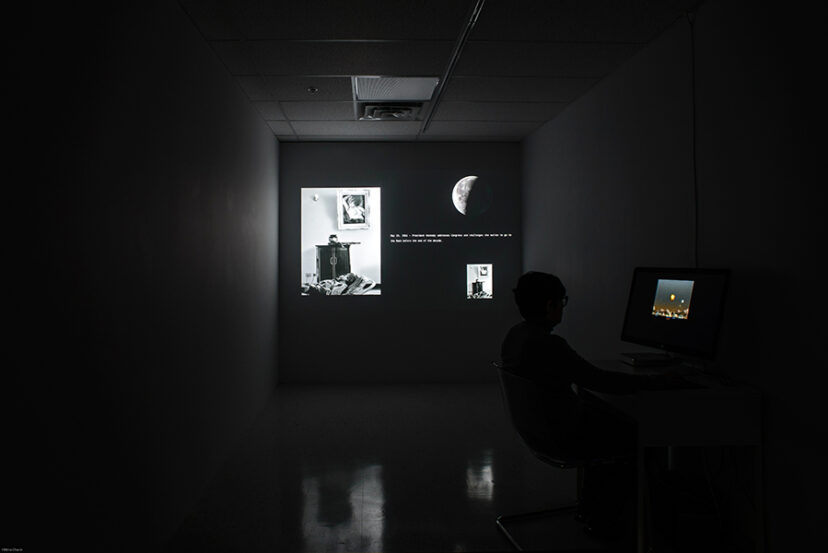 Cuban Toronto-based artist Omar Estrada, Cuban Hamilton-based artist Julio Ferrer and Mexican Ottawa-based artist Guillermo Trejo explore the genres of installation, printmaking, photography and video installation to offer insight into the realm of utopia and dystopia often found in Latin American politics.