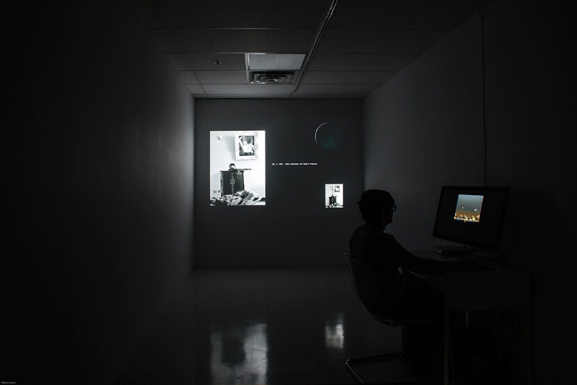 Cuban Toronto-based artist Omar Estrada, Cuban Hamilton-based artist Julio Ferrer and Mexican Ottawa-based artist Guillermo Trejo explore the genres of installation, printmaking, photography and video installation to offer insight into the realm of utopia and dystopia often found in Latin American politics.